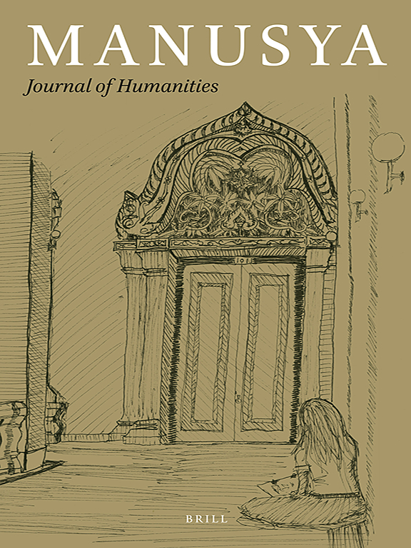 Go to journal home page - Manusya: Journal of Humanities